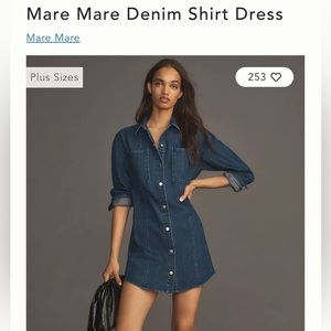 NWT Anthropologie Jean Dress